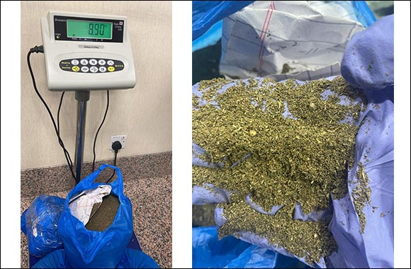 Dubai Customs Nabs Smuggler with 8.9 Kilos of Marijuana