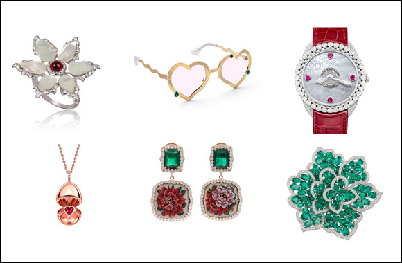Celebrate Valentine's Day with Heart and Floral inspired Jewels