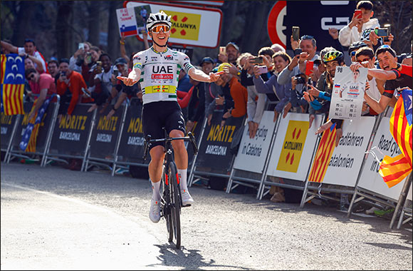 Pogačar strikes again in the Catalan mountains