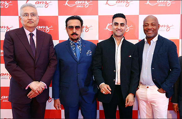 KANZ Jewels Hosts Spectacular Golden Evening with Bollywood Sensation Padma Shri Kailash Kher and Cricket Legend Brian Lara