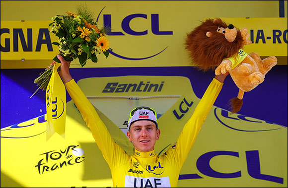 Pogačar takes yellow jersey in Bologna