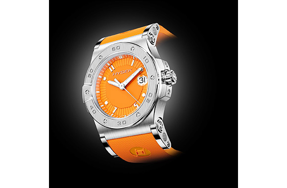 Abyss H in Titanium from Hysek:  A testament to timeless elegance and superior features