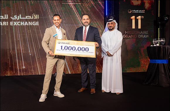 Al Ansari Exchange Creates Another Millionaire  Essam Saber from Egypt Wins AED 1 Million