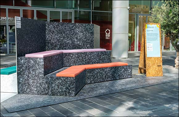 STUDIO SHOO Unveils From the Fridge'  A 100% Recycled Plastic Installation in Partnership with Danube Building Materials and The Good Plastic Company at Dubai Design Week 2024