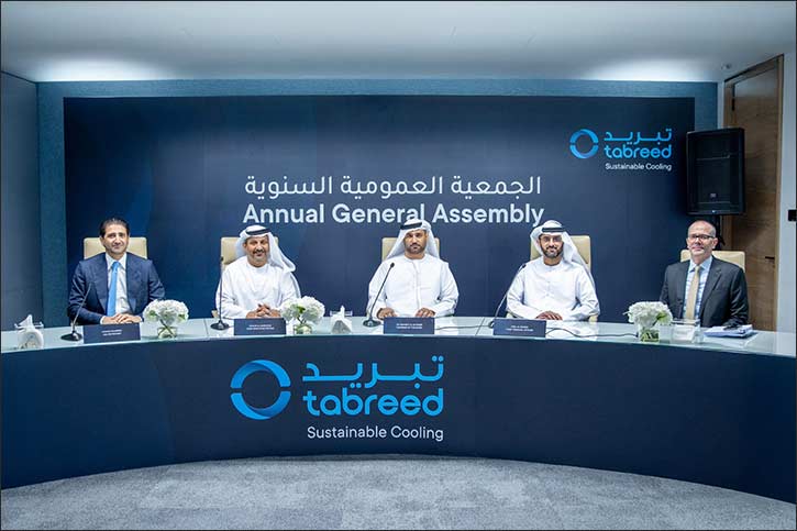 Tabreed's Annual General Assembly Approves AED 441 Million Dividend Payout for FY 2024