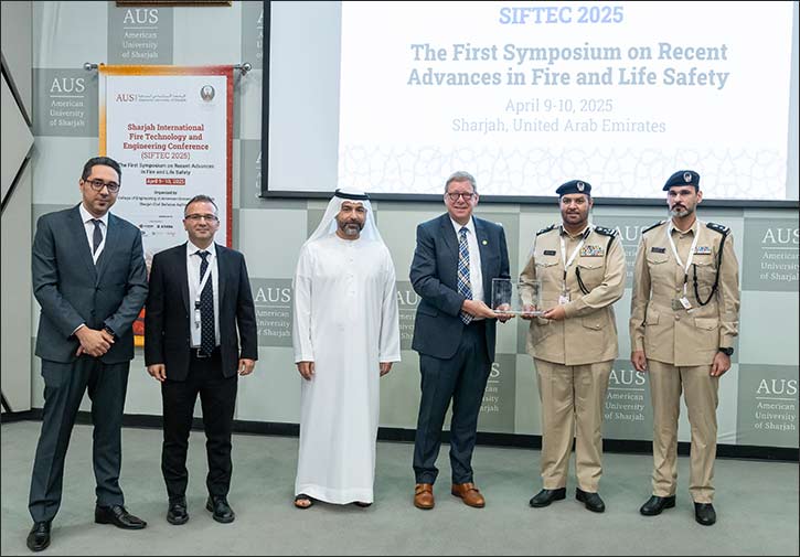 AUS and Sharjah Civil Defense Authority host first symposium on advances in fire and life safety