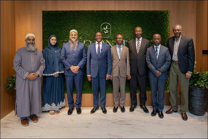 Owekitibwa Charles Peter Mayiga, Prime Minister of Buganda Kingdom, Uganda, visits Fakhruddin Properties' Dubai office