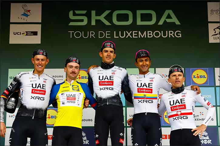 UAE Team EmiratesXRG claim historic 86th win of the season as McNulty seals Luxembourg victory