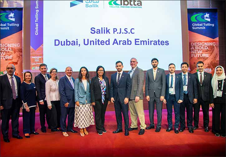 Salik joins the International Bridge, Tunnel & Turnpike Association during the Global Tolling Summit in Lyon, France