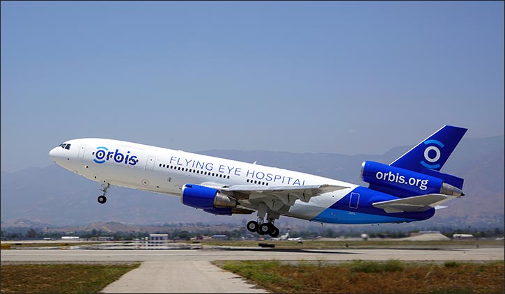 OMEGA and Orbis Celebrate Sight-Saving Partnership on Flying Eye Hospital in Dubai