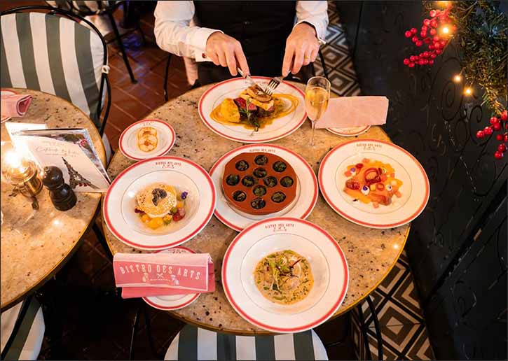 Bistro Des Arts Unveils Its Festive Menus at Dubai Marina