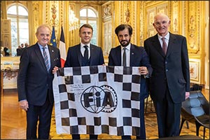 Editors Pick : Fia president mohammed ben sulayem meets with french president emmanuel macron in paris