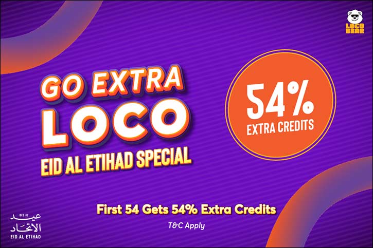 Loco Bear treats thrill-seekers with an exclusive  Early Bird Offer' this UAE National Day