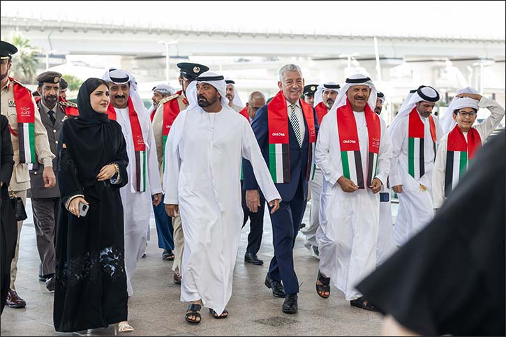 Dubai Airports brings to life a traditional Emirati Freej at DXB to celebrate the UAE's 54th Eid Al Etihad