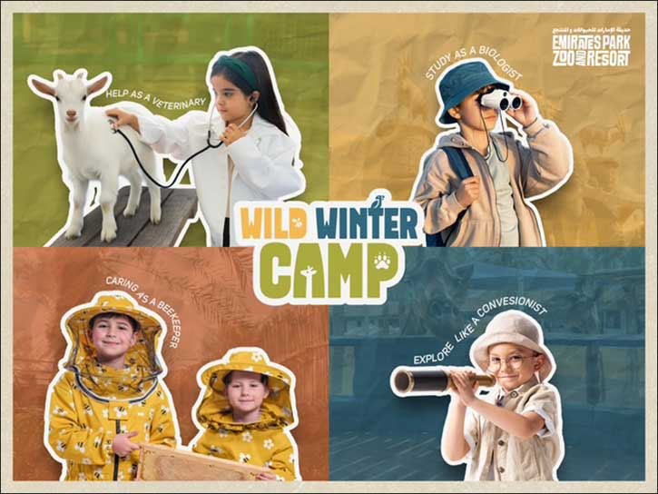 Emirates Park Zoo & Resort invites young explorers to an unforgettable Winter Camp adventure