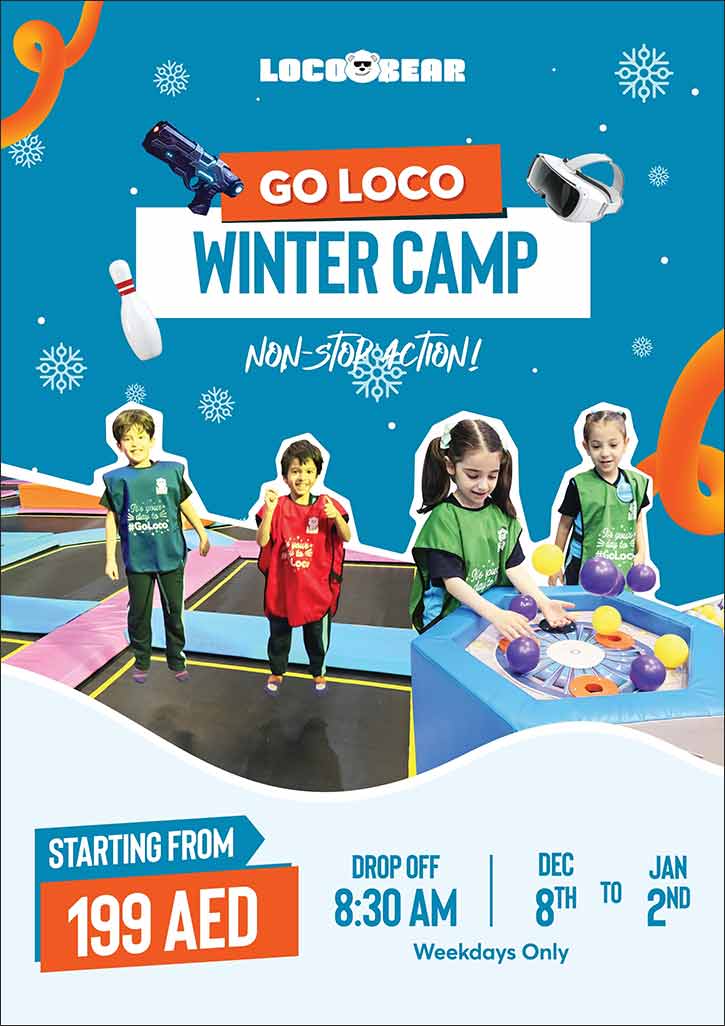 Loco Bear turns winter break into a wild indoor adventure  with its GO LOCO Winter Camp'