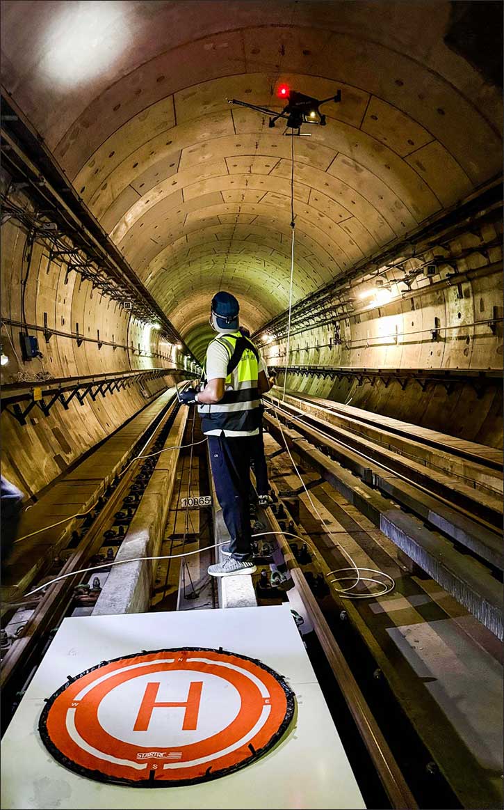 RTA Deploys Drone Technology to Inspect Dubai Metro Tunnels