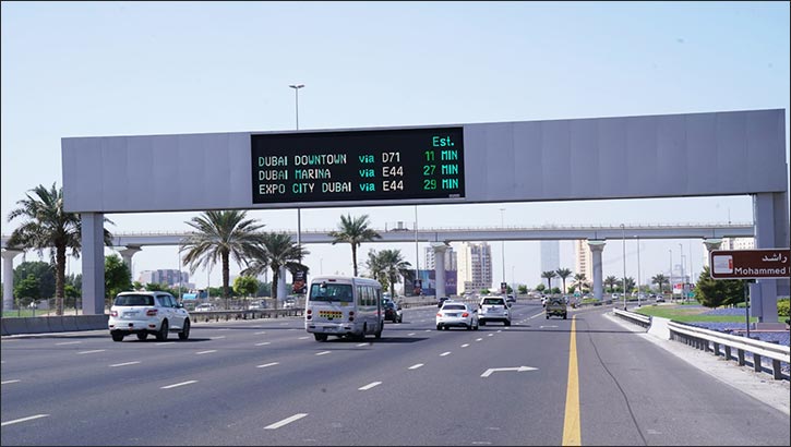 Enhancing Road Safety Across Dubai Dynamic Message Signs Improve Travel Experience and Cut Journey Times by 20%