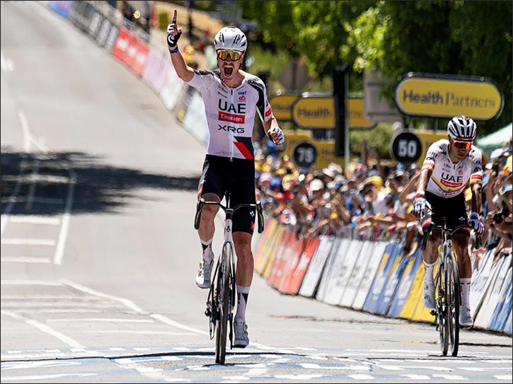 Vine and Narváez dominate as Jay Vine wins stage 2 of the Tour Down Under