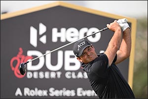 Patrick reed shines with flawless 65 to lead at hero dubai desert classic
