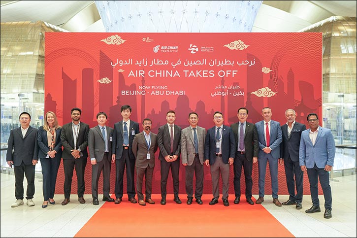 Air China launches direct Beijing Capital - Abu Dhabi service, strengthening air connectivity Between the UAE and China
