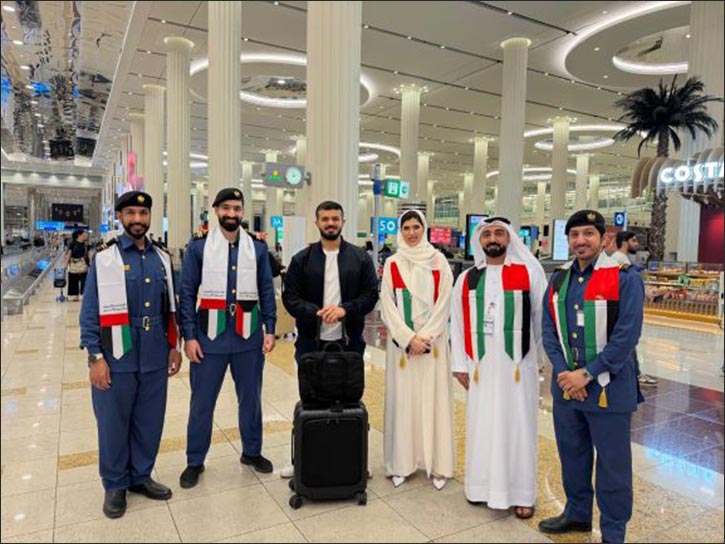 Dubai customs celebrates Kuwaiti brothers with a unique welcome during �UAE and Kuwait forever brothers� week