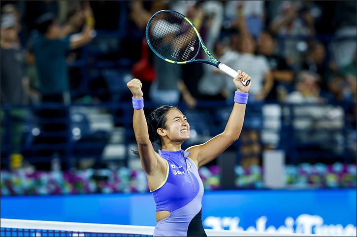 Eala �On Fire' As Filipina Sensation Beats World No8 Jasmine Paolini To Progress To Last 16 In Dubai