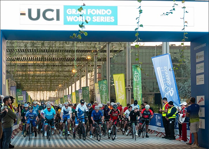 Dubai's streets come alive as thousands take on the 16th spinneys dubai 92 cycle challenge