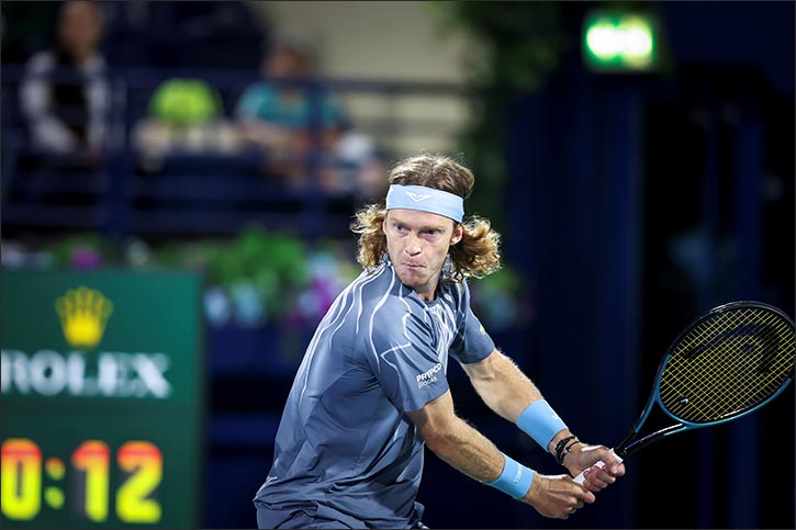 Relentless Rublev Joins Elite Company To Progress To Fifth Semi-Final At Dubai Duty Free Tennis Championships