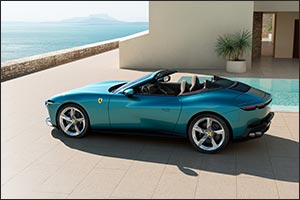 Ferrari today unveiled the Ferrari Amalfi Spider, a new 2+ spider from Maranello featuring a  ...
