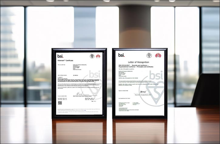 RTA Obtains ISO Certifications for Leadership in Resilience, Information Security and Asset Management