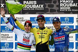 Pogačar goes down fighting after breathtaking Paris-Roubaix