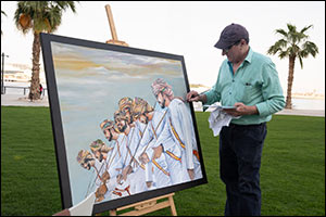 300 Artists Celebrate World Art Day at Mohammed Bin Rashid Library