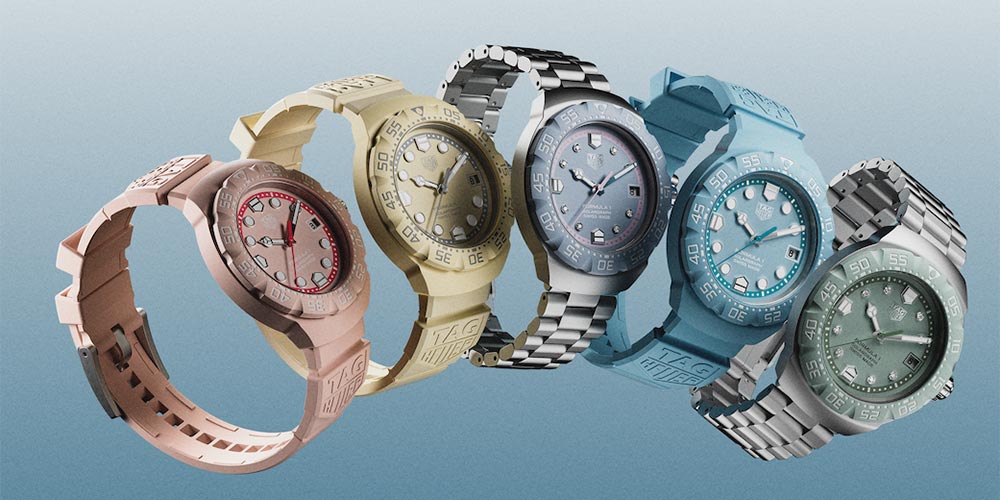 TAG Heuer : RACING IN PASTELS