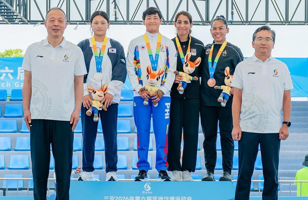 UAE Jiu-Jitsu National Team wins 4 medals on opening day of Asian Beach Games in China