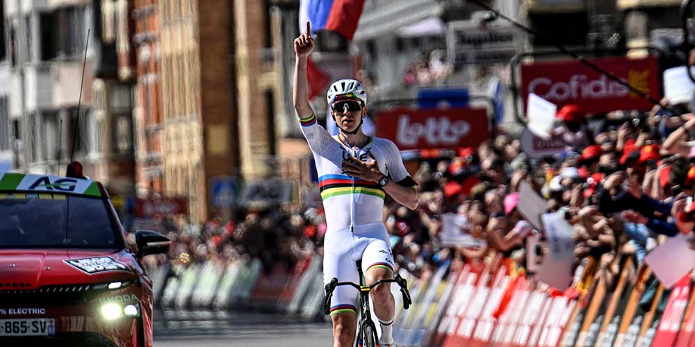 Tadej Pogačar takes another epic Li�ge-Bastogne-Li�ge victory