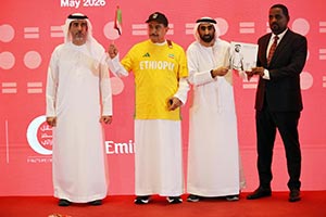 The Zayed Charity Run press conference was held in Addis Ababa, Ethiopia, highli