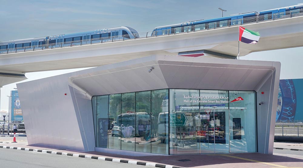 RTA Opens Mall of the Emirates Smart Bus Station with 24/7 Interactive Digital Services