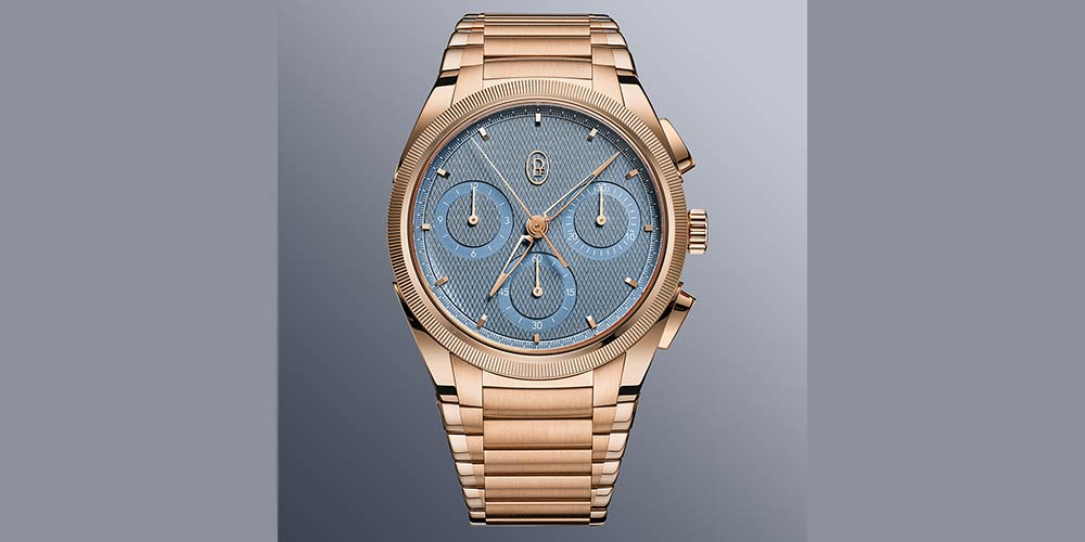 Tonda PF Chronograph no Date 40mm Rose Gold, Mineral Blue Dial