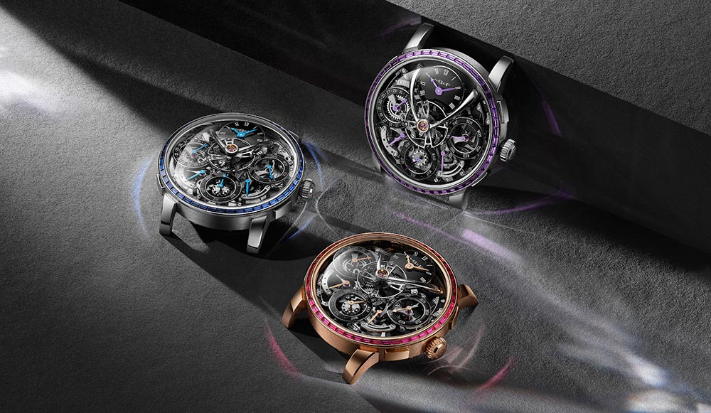 LM PERPETUAL CHROMATIC EDITIONS : Three brilliantly colourful bezels for the LM Perpetual