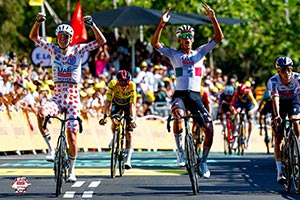 Isaac del Toro claims historic first Tour de France stage win as UAE Team Emirat