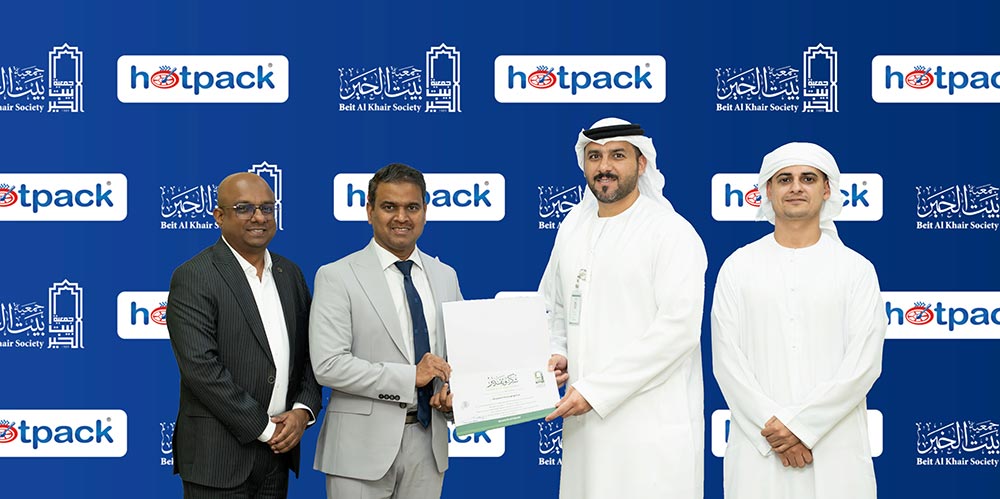 Beit Al Khair Society honours Hotpack for supporting massive charity meals initiative