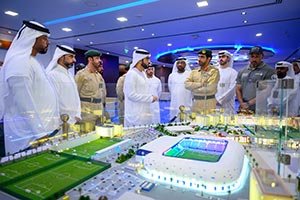 Dubai Police and Dubai Sports Council inspect stadium readiness for new sports s