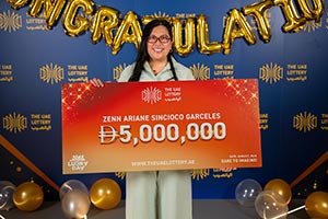 Filipina Expat Becomes The UAE Lottery's First Female Millionaire with AED 5 Mil