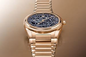 Tonda Pf Skeleton Rose Gold In Milano Blue Limited Edition Of 30 Pieces