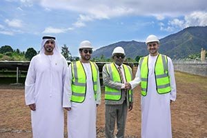 President of the Comoros H.E. Azali Assoumani inaugurates UAE-financed solar pla