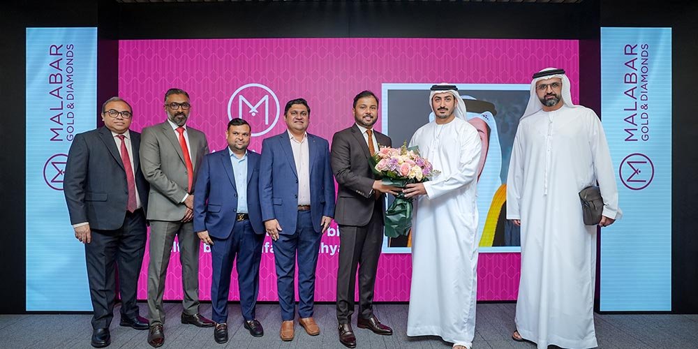 His Highness Sheikh Mohammed bin Sultan bin Khalifa Al Nahyan Visits Malabar International Hub in Dubai