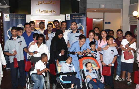 Damas Jewellery hosts children from the Senses Centre for Special Needs at Kidzania