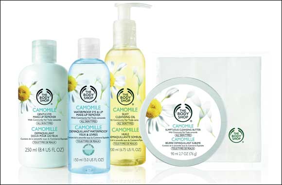 Camomile Make up removal collection @ The Body Shop