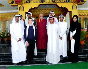 Nobel Laureate Dalai Lama Commends Members of Masdar Institute's YFEL Program